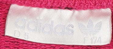 Adidas Unisex Red Striped Logo Sweatshirt, Size M