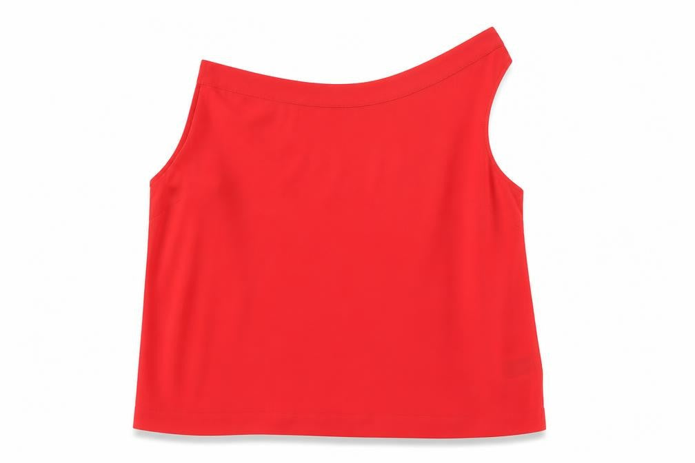 Womens UK Size 14 Oasis Red Basic Tank