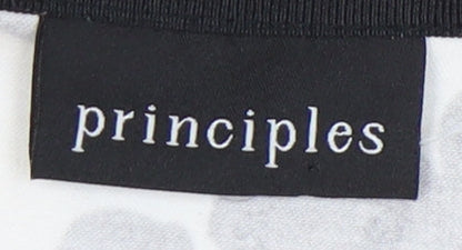 Principles Women's Floral Pencil Skirt Black Size 18