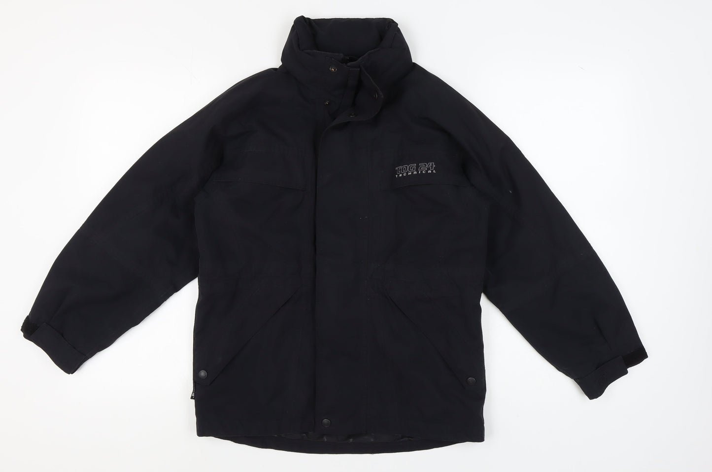 TOG 24 Boys Black Parka Jacket, Age 9-10, Winter Outdoor