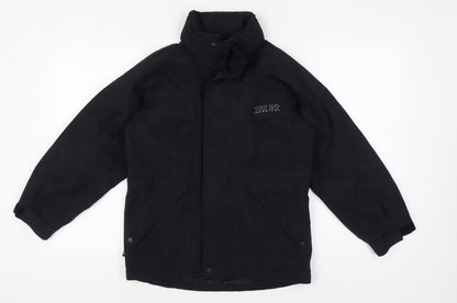 TOG 24 Boys Black Parka Jacket, Age 9-10, Winter Outdoor
