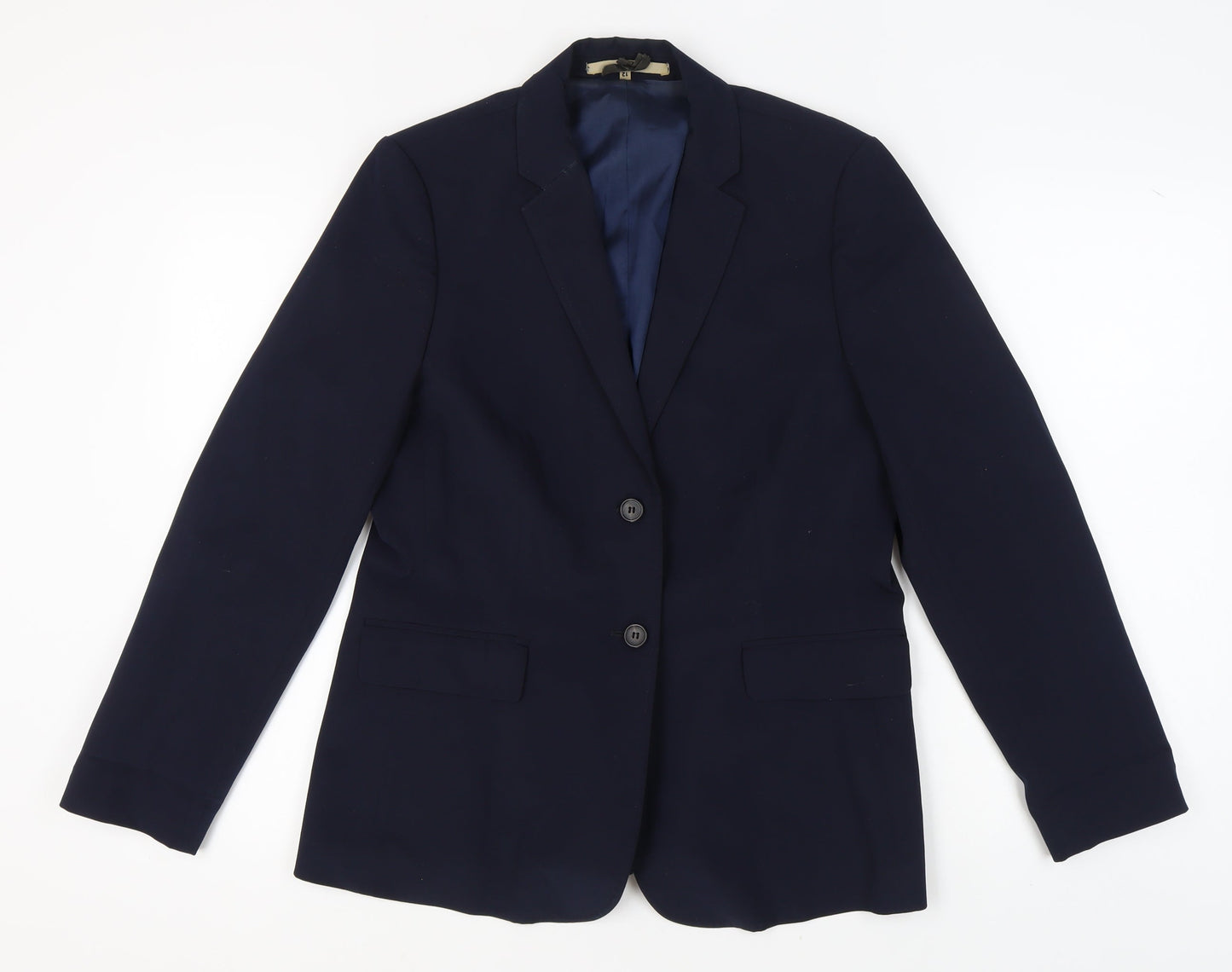 Jigsaw Women's Blue Blazer Size 12 Long Sleeve