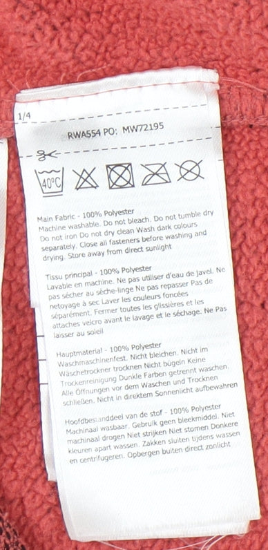 Regatta Women's Red Pullover Sweatshirt Size 12