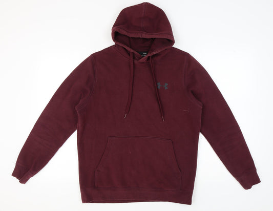 Under Armour Men's Red Pullover Hoodie Size M