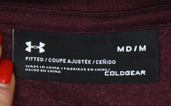 Under Armour Men's Red Pullover Hoodie Size M