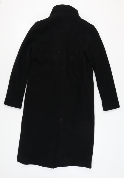 Womens UK Size S Monki Black Overcoat