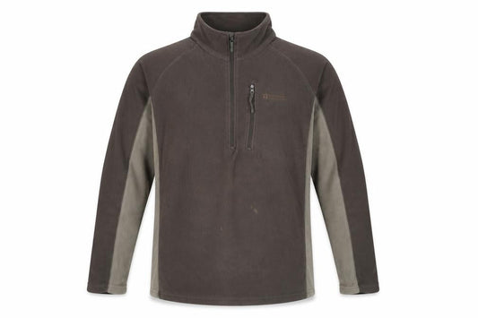 Front view of Mountain Warehouse Brown Fleece Sweatshirt, unisex l