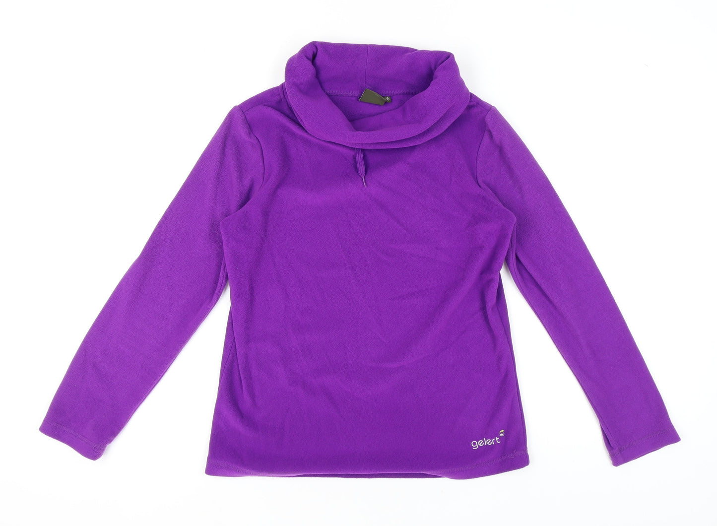 Gelert Women's Purple Cowl Neck Sweatshirt Size 8