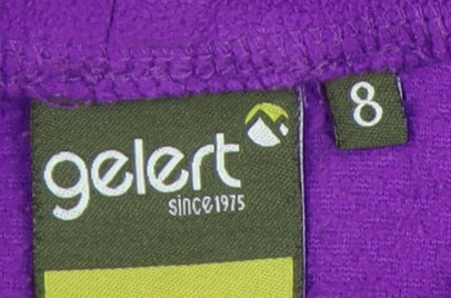 Gelert Women's Purple Cowl Neck Sweatshirt Size 8