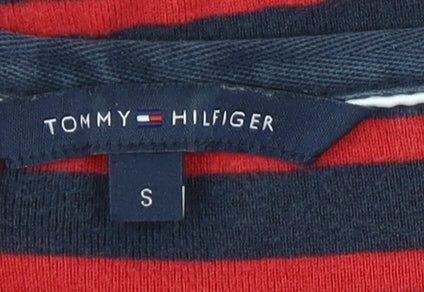 Womens UK Size S Tommy Hilfiger Multicoloured Basic T-Shirt