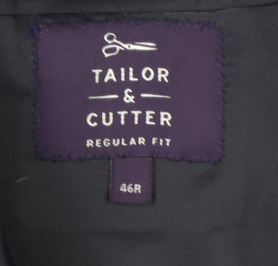 Mens UK Size 44 Tailor & Cutter Regular Blue Suit Jacket