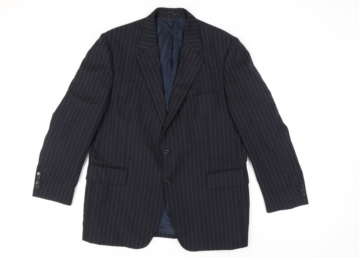 UK Size 44 Gieves & Hawkes Regular Blue Suit Jacket