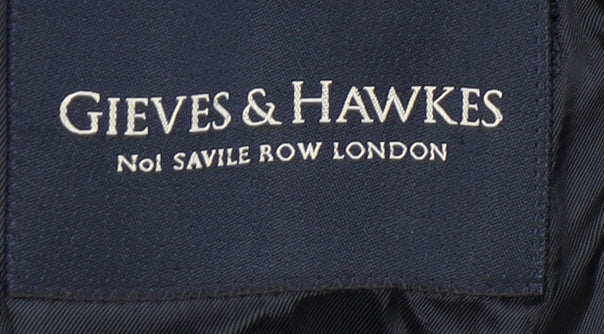 UK Size 44 Gieves & Hawkes Regular Blue Suit Jacket