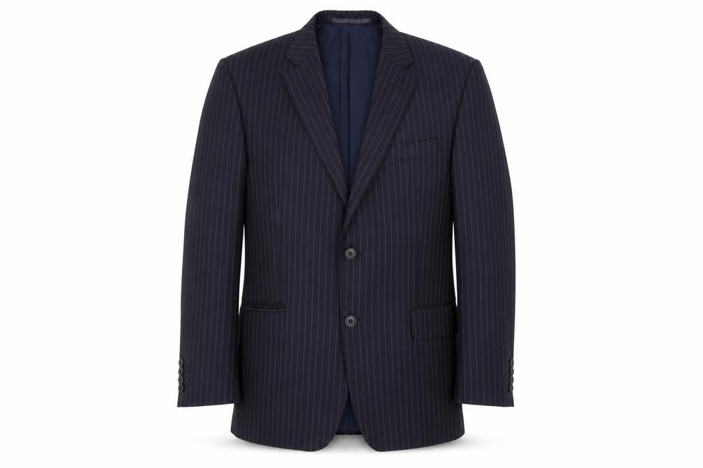Mens UK Size 40 Marks and Spencer Regular Blue Suit Jacket