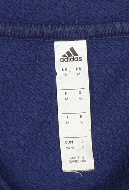 Adidas Men's Blue Pullover Hoodie, Size M
