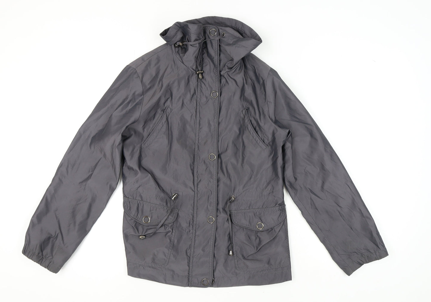 Womens UK Size 12 Debenhams Grey Parka Coat