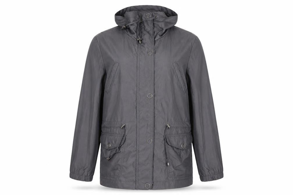 Womens UK Size 12 Debenhams Grey Parka Coat