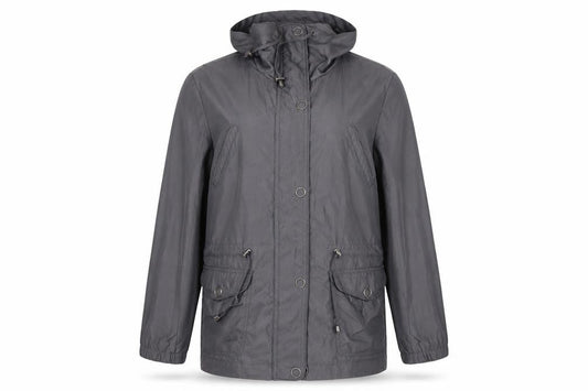 Womens UK Size 12 Debenhams Grey Parka Coat