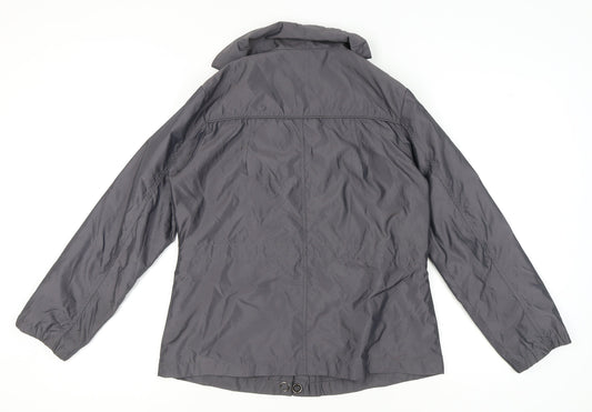 Womens UK Size 12 Debenhams Grey Parka Coat