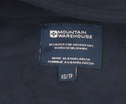 Mens UK Size XS Mountain Warehouse Blue 1/2 Zip Sweatshirt