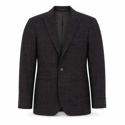 Mens UK Size 38 Moss London Regular Brown Suit Jacket