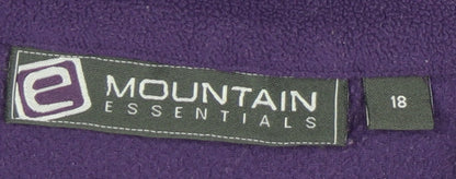 Mountain Essentials Women's Purple Pullover Sweatshirt