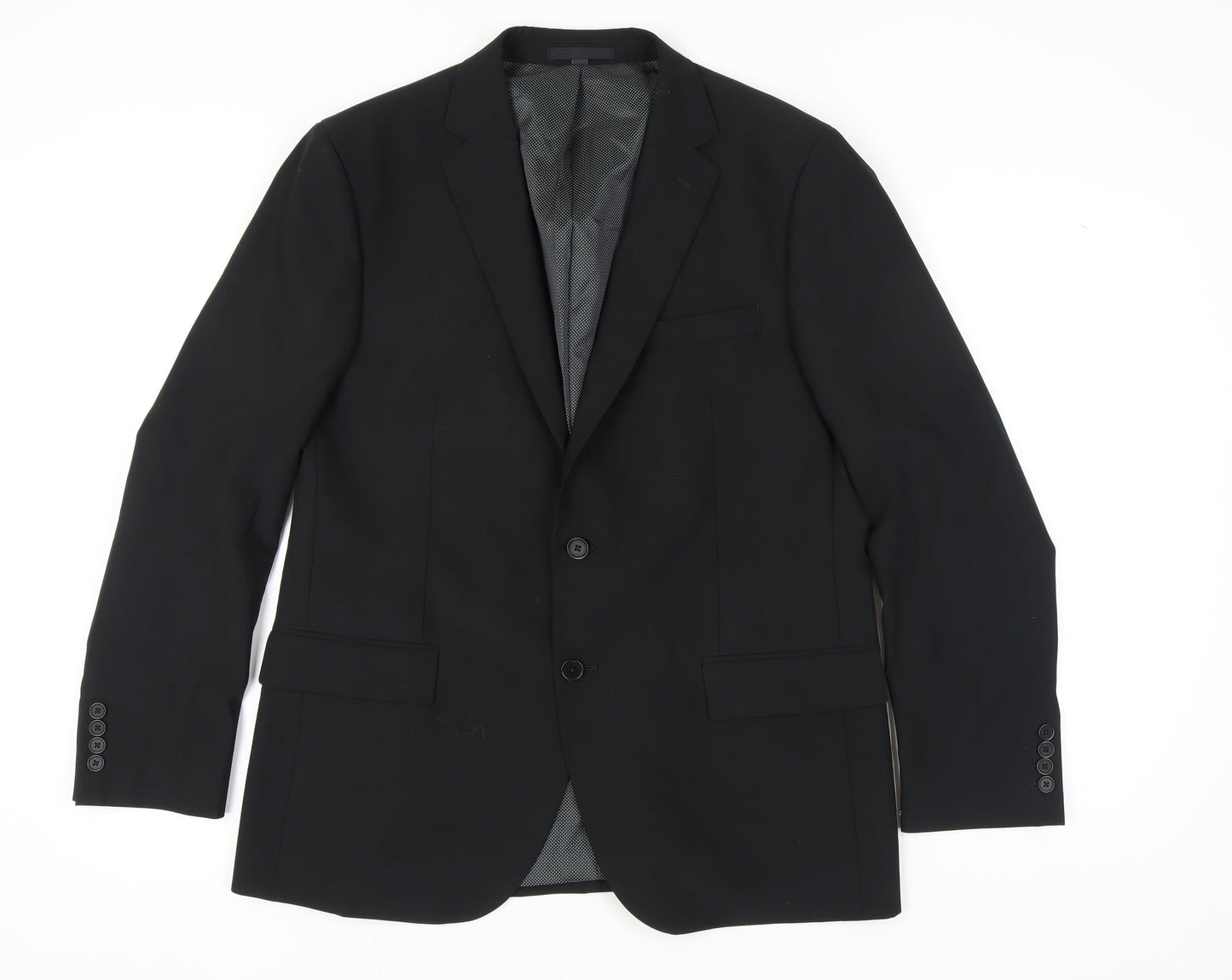 Mens UK Size 42 Marks and Spencer Regular Black Suit Jacket
