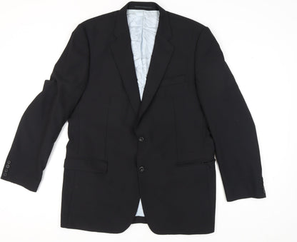 Mens UK Size 44 Magee Regular Black Suit Jacket