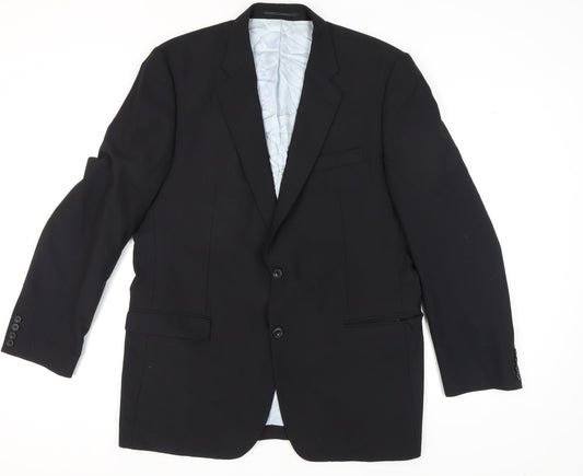 Mens UK Size 44 Magee Regular Black Suit Jacket