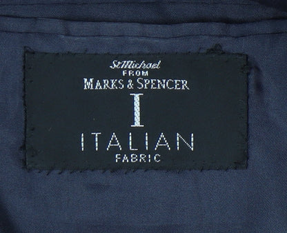Marks and Spencer Men's Blue Blazer, 46 Regular