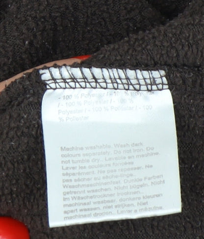 Mens UK Size L Regatta Brown 1/4 Zip Sweatshirt