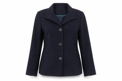 Womens UK Size 12 Eastex Regular Blue Blazer