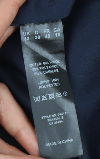 Eastex Women's Blue Wool Blend Blazer UK Size 12