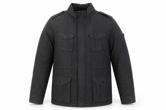 Mens UK Size L Ben Sherman Black Military Jacket