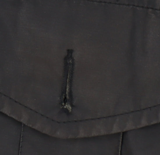 Mens UK Size L Ben Sherman Black Military Jacket