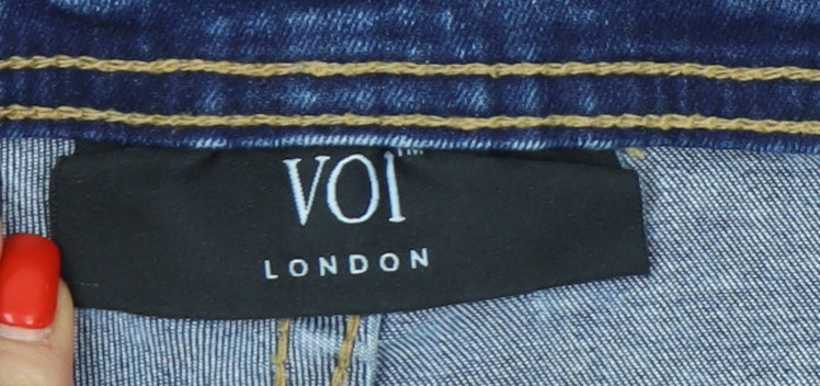 Voi Men’s Blue Distressed Denim Jeans 30