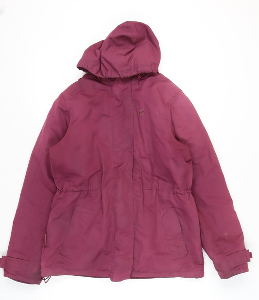 Womens UK Size 12 Mountain Essentials Purple 3-in-1 Jacket
