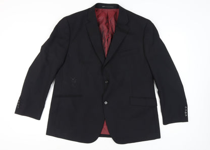 Skopes Men's Black Blazer 46S Single-Breasted