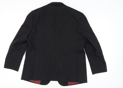Skopes Men's Black Blazer 46S Single-Breasted