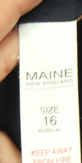 Maine New England Women's Purple Jacket Size 16