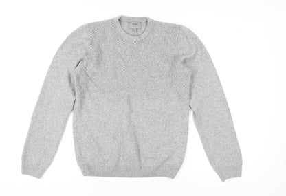 Marks and Spencer Men’s Grey Knit Pullover Jumper S