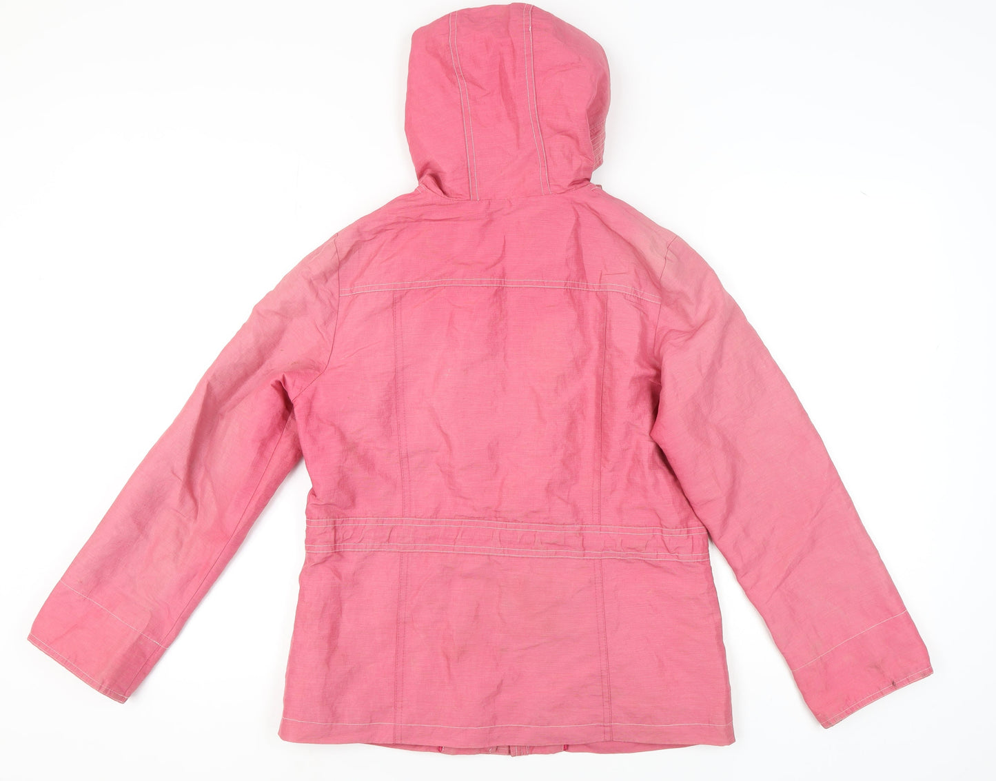 Womens UK Size 10 Marks and Spencer Pink Anorak Coat