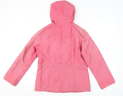 Womens UK Size 10 Marks and Spencer Pink Anorak Coat
