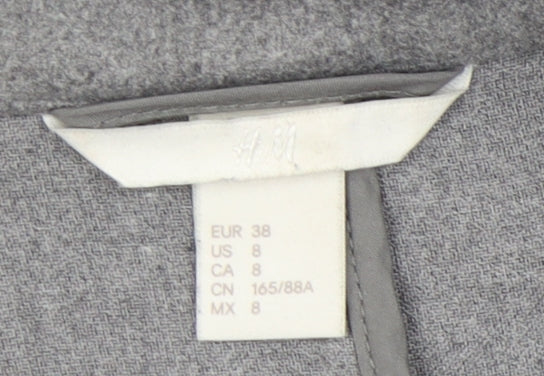 Womens UK Size 10 H&M Grey Pullover Jumper
