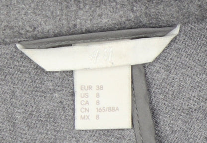 Womens UK Size 10 H&M Grey Pullover Jumper