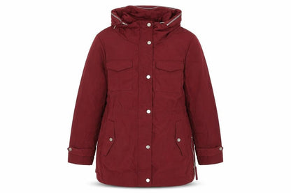Next Women's Red Mid-Length Parka Jacket Size 12