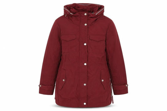 Next Women's Red Mid-Length Parka Jacket Size 12