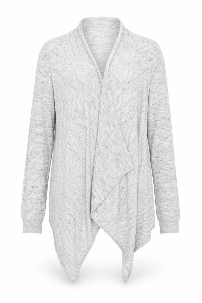 Womens UK Size M Oasis Grey Wrap Jumper