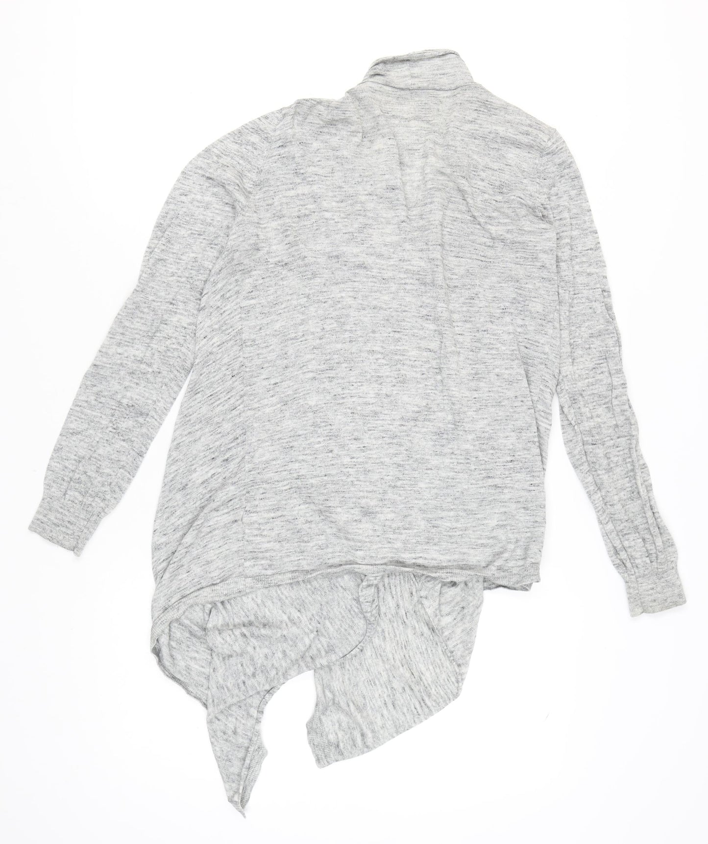 Womens UK Size M Oasis Grey Wrap Jumper