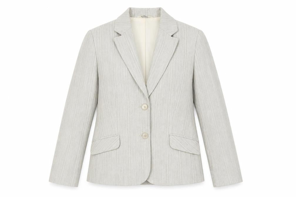 Womens UK Size 12 BHS Petites Neutral Blazer